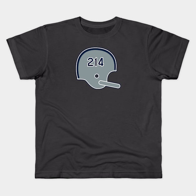 Dallas Cowboys 214 Helmet Kids T-Shirt by Rad Love